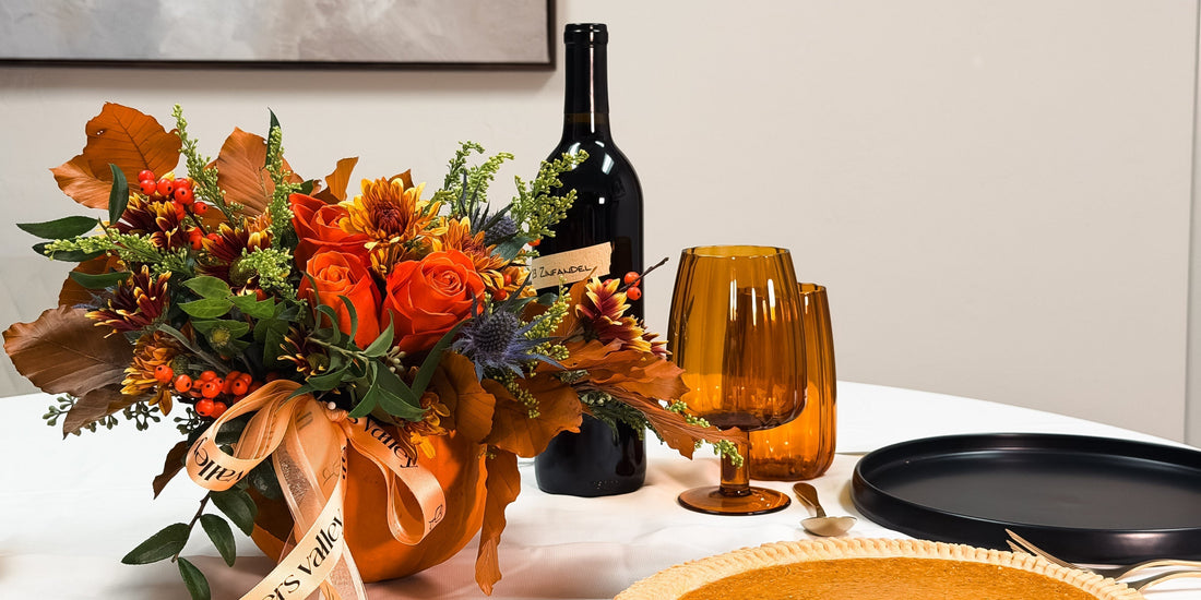 Thanksgiving Centerpiece in a pampkin