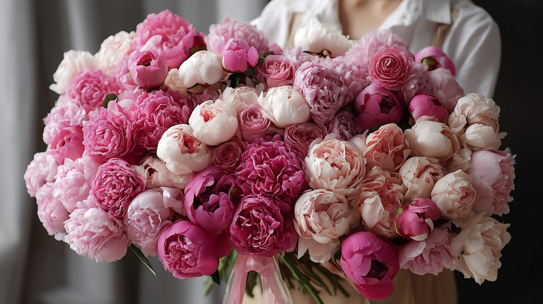 bouquet of peonies