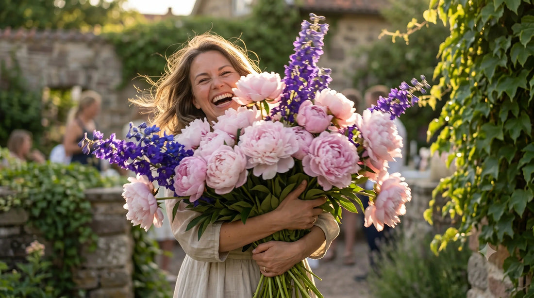 July Birth Flower: Delphinium and Peony Meaning & Gift Ideas