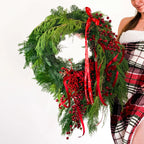 Holiday Heart Wreath