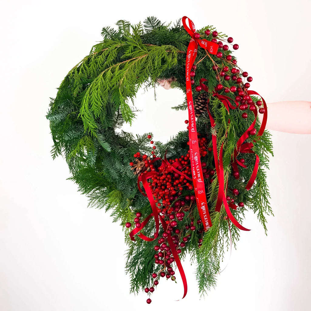 Holiday Heart Wreath