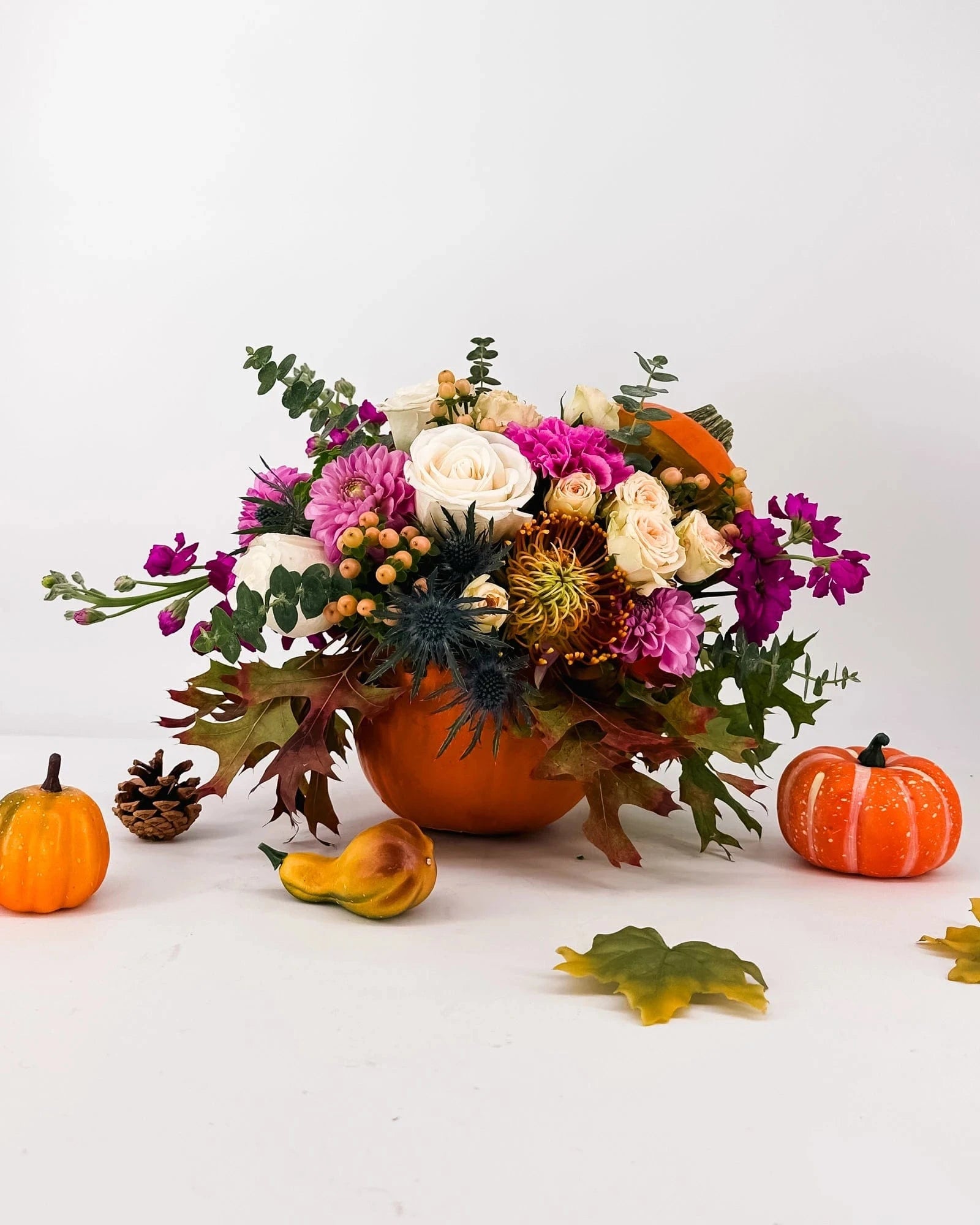 Autumn Glow Pumpkin Arrangement