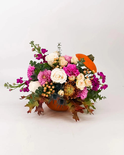 Autumn Glow Pumpkin Arrangement